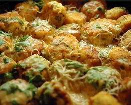 Шарики из куриного филе в сливочно-сырном соусе