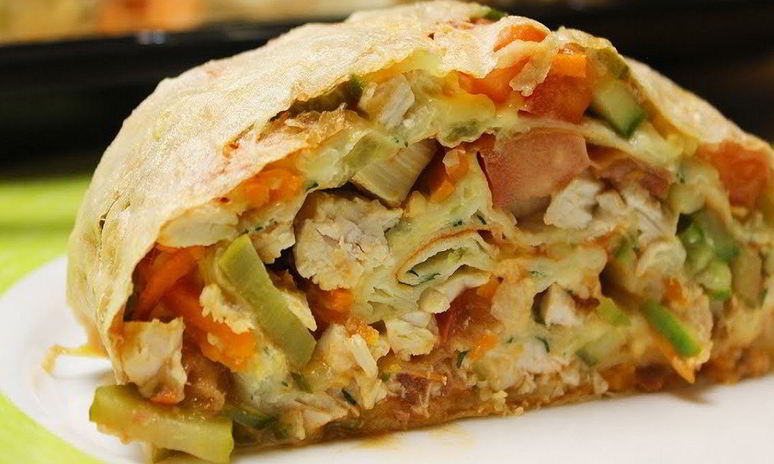 Рецепт домашней шаурмы с курицей