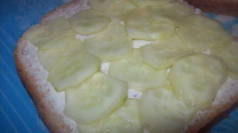 английские сэндвичи с огурцом