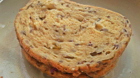 горячий сэндвич с лососем