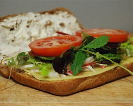 Сэндвич с крабовым мясом