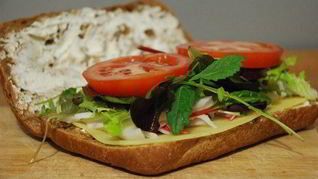 Сэндвич с крабовым мясом