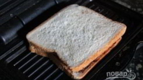 сэндвич с нутеллой и бананом