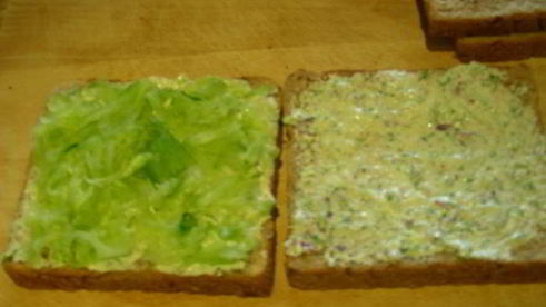 сэндвич с огурцом в тайском стиле