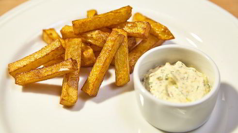 сэндвич с семгой и рукколой