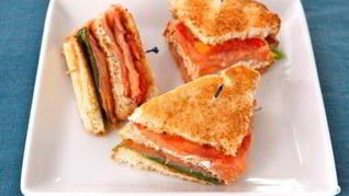 Сэндвич с семгой