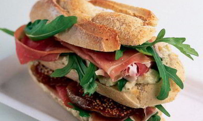 Рецепт сэндвича с ветчиной и инжиром