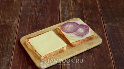 сэндвич с ветчиной и сыром