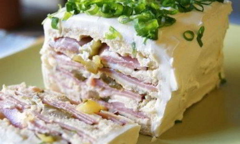 Рецепт сэндвича со сливочным сыром и ветчиной