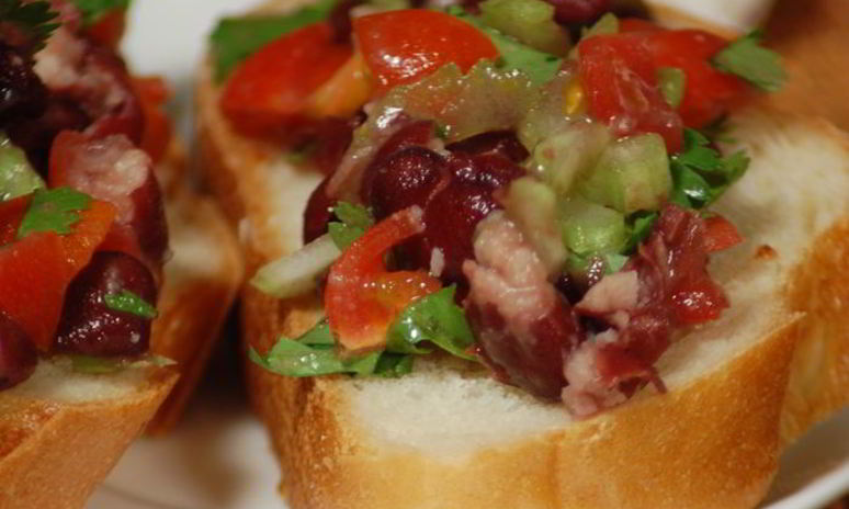 Рецепт сэндвичей с фасолевым дипом