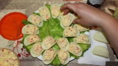 сырная закуска на чипсах