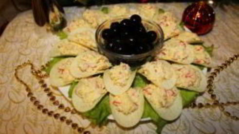сырная закуска на чипсах