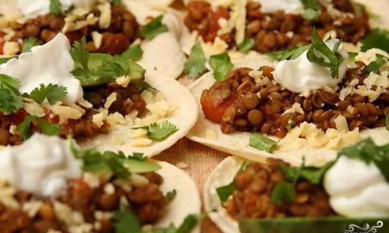Рецепт такоса с чечевицей