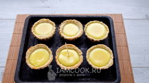 дань та — тарталетки с яичным кремом