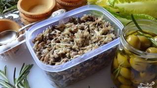 Начинка для тарталеток с грибами