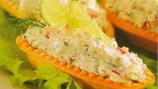 Очень острая закуска в тарталетках