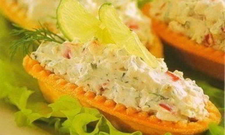 Рецепт очень острой закуски в тарталетках