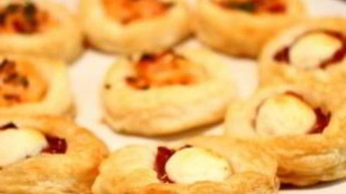 слоеные тарталетки