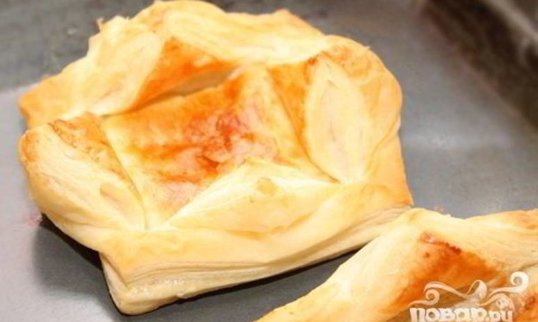 Рецепт тарталеток из слоеного теста