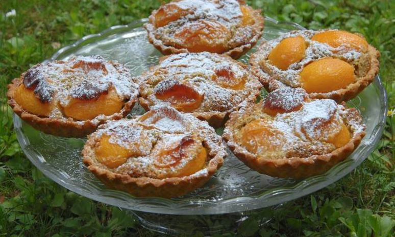 Рецепт тарталеток с абрикосами и фисташковым кремом
