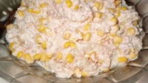 тарталетки с ананасом и курицей