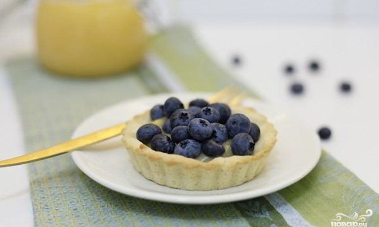 Рецепт тарталеток с голубикоя
