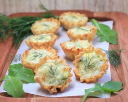 Тарталетки с горбушей