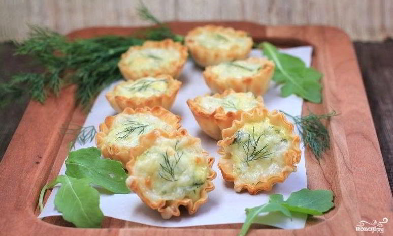 Рецепт тарталеток с горбушей