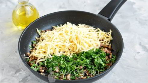 тарталетки с грибами и сыром в духовке