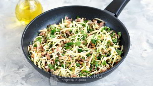 тарталетки с грибами и сыром в духовке