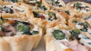 Тарталетки с копченой курицей