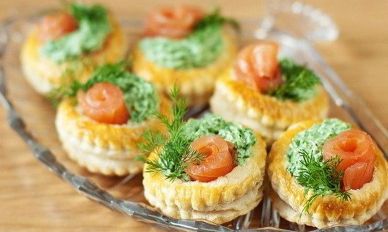 Рецепт тарталеток с крабовым мясом