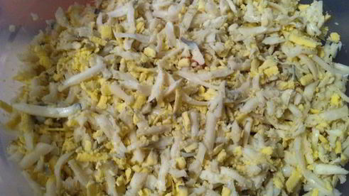 тарталетки с красной рыбой