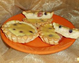 Тарталетки с кремом