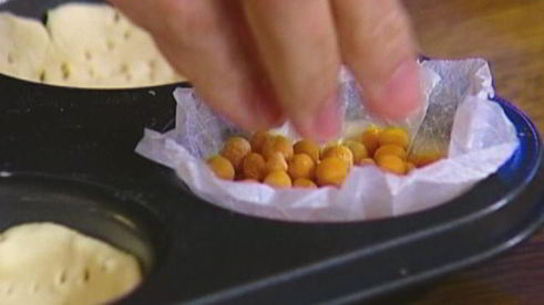 тарталетки с молочным кремом