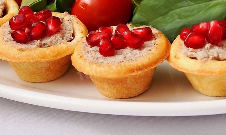 Рецепт тарталеток с паштетом