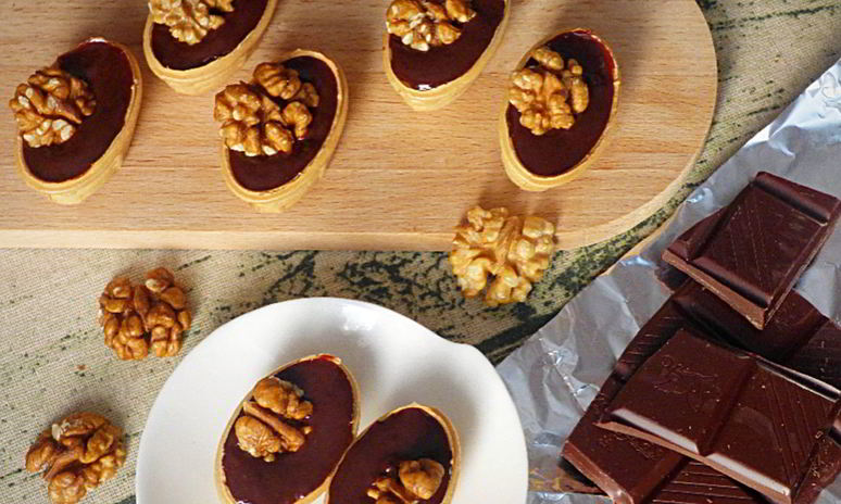 Рецепт тарталеток с шоколадной начинкой