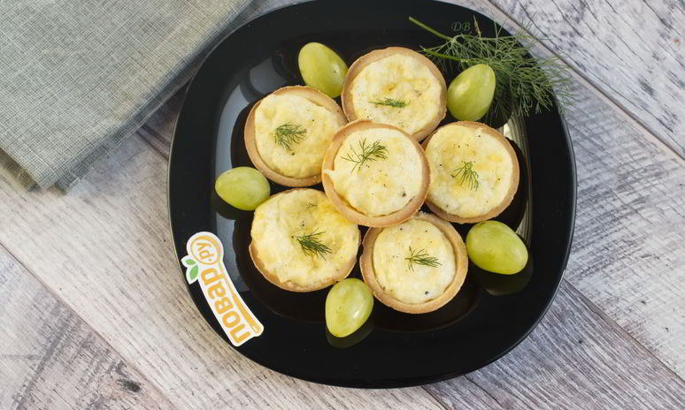 Рецепт тарталеток с сыром