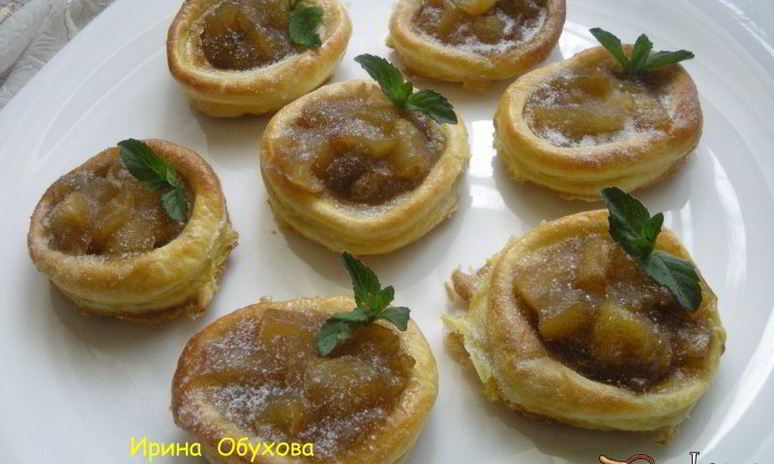 Рецепт тарталеток с яблоками