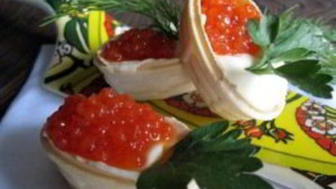 вафельные тарталетки