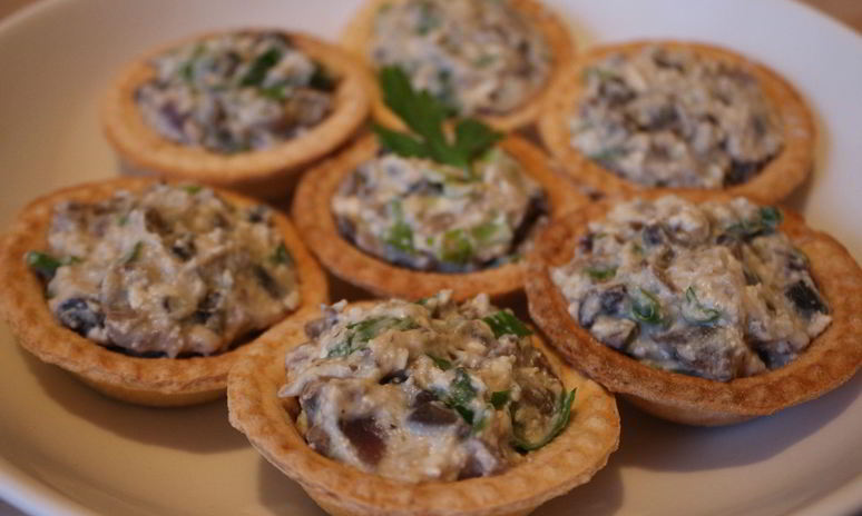 Рецепт вегетарианских тарталеток