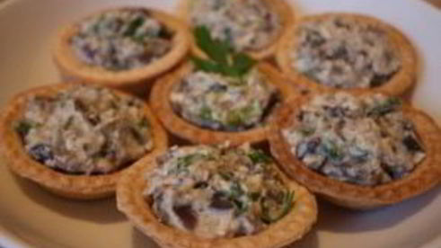 вегетарианские тарталетки