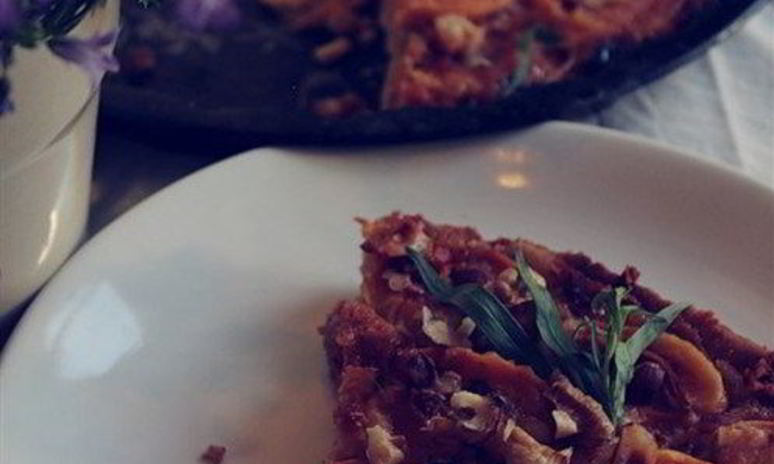 Рецепт абрикосового тарта с медом и орехами