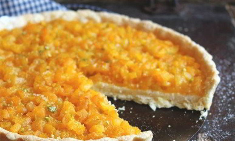 Рецепт абрикосового тарта с миндальным кремом и ванилью