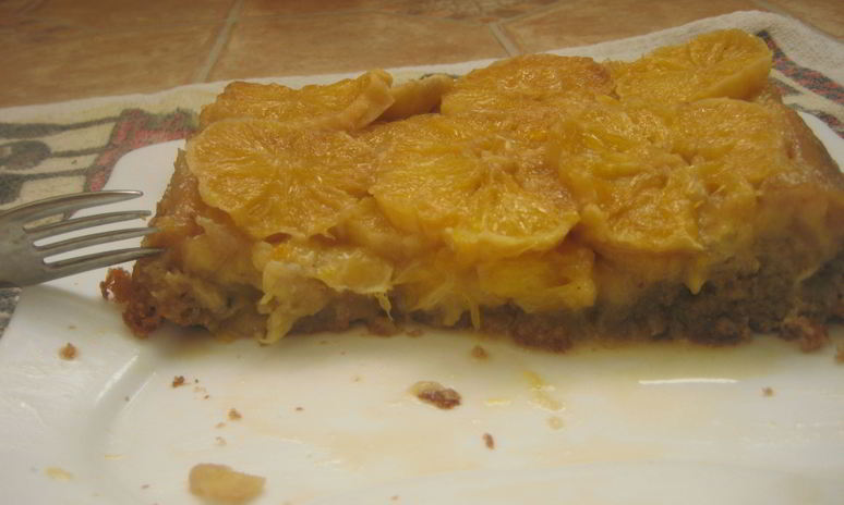 Рецепт апельсинова-бананового тарт татен