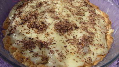 бананово-карамельный тарт