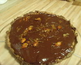 Карамельно-шоколадный тарт