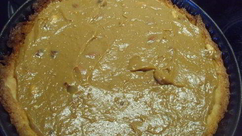 карамельно-шоколадный тарт