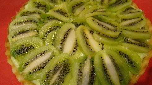 кремовый тарт с киви