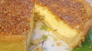 Миндальный тарт с лимонной начинкой